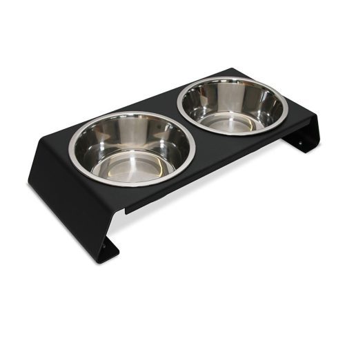 Aluminum Dog Bowl Stand - ImpactDogCrates.com